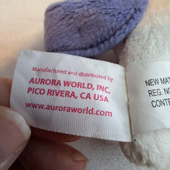 2014 Aurora World‎ Plush - My Little Pony RARITY Plastic Key Clip (4.5 Inch) - Picture 7 of 8